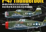 Kagero (Topdrawings). 72. Republic P-47 Thunderbolt Xp-47B, B,C,D,G