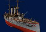 Kagero (3D). 81. The Japanese Cruiser Asama
