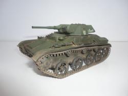 Модель танка Т-60 из бумаги и картона